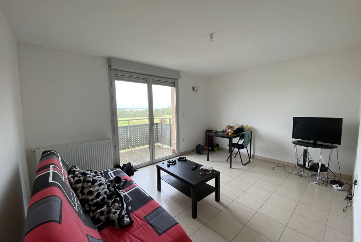 Appartement T2 à Toulouse avec balcon exposé ouest 