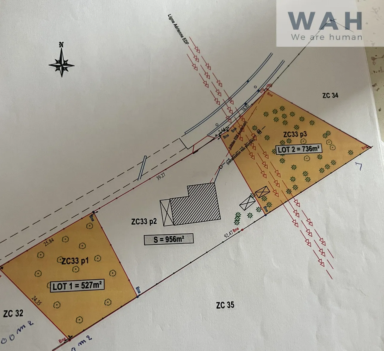 Terrain constructible de 736m2 à Chalandry-Elaire (08160) 