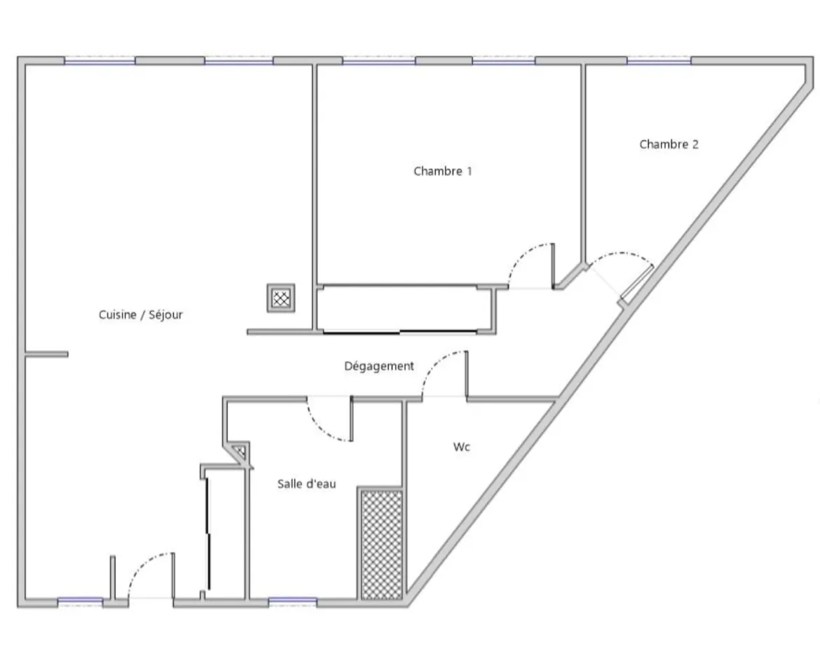 Appartement Type 3 avec stationnement dans le centre-ville de Tarbes 