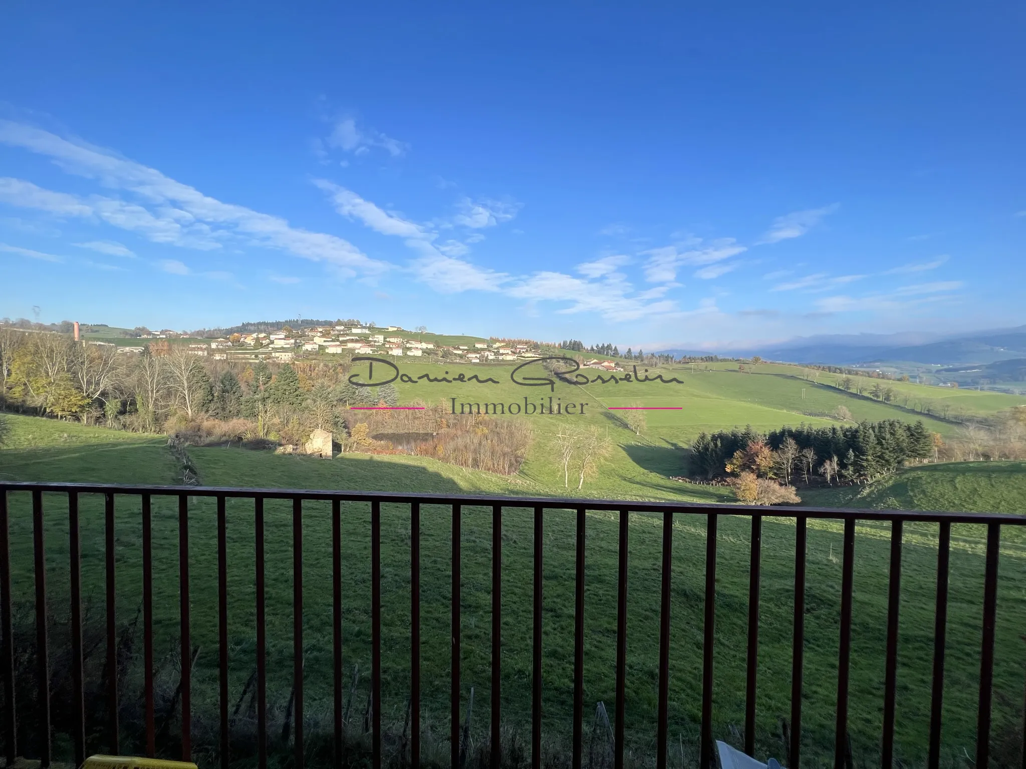 Appartement avec terrasse et terrain à Amplepuis 