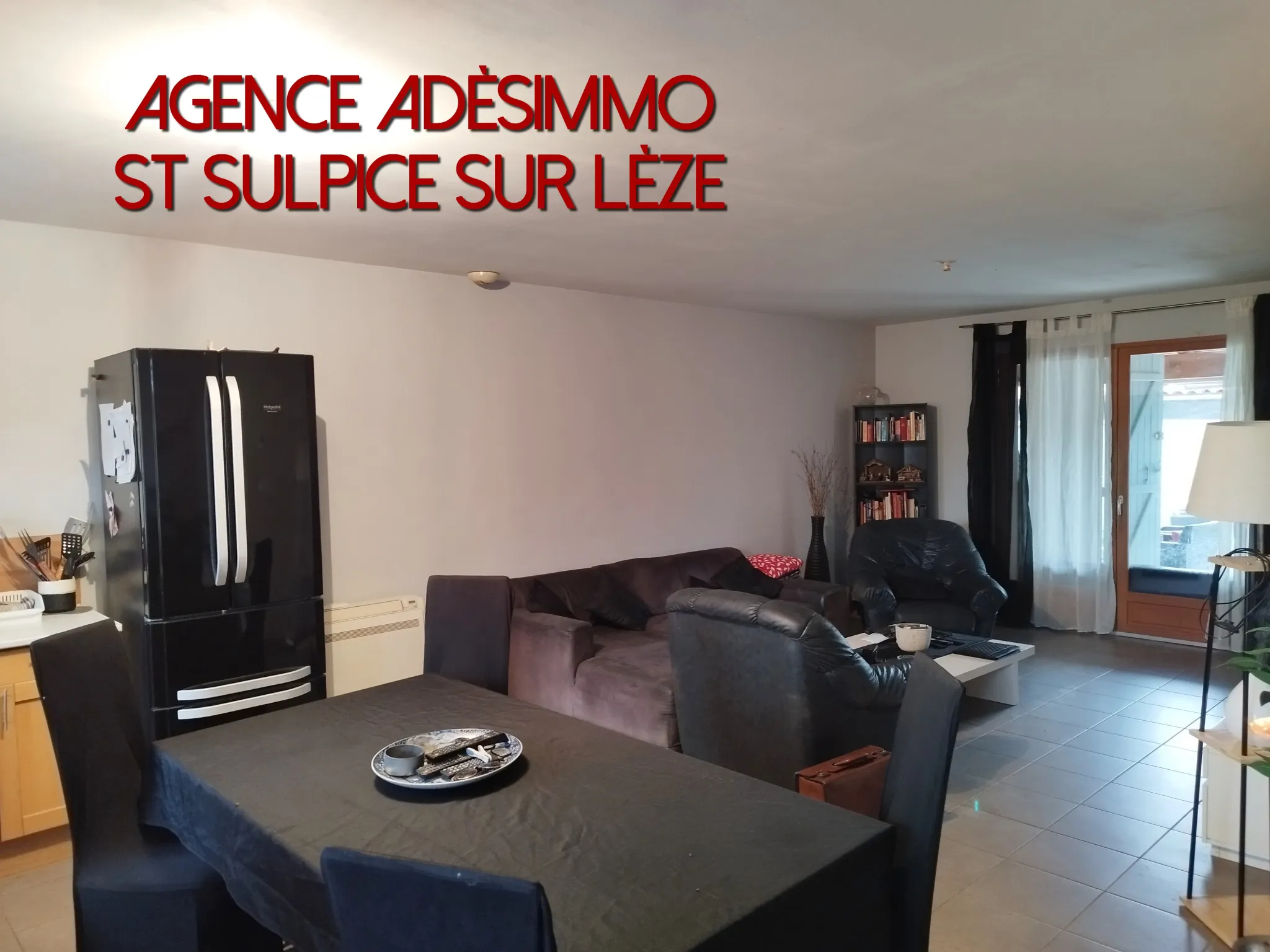 Vente - Maison de village de 100m2 avec jardin et garage à Saint Sulpice sur Lèze 