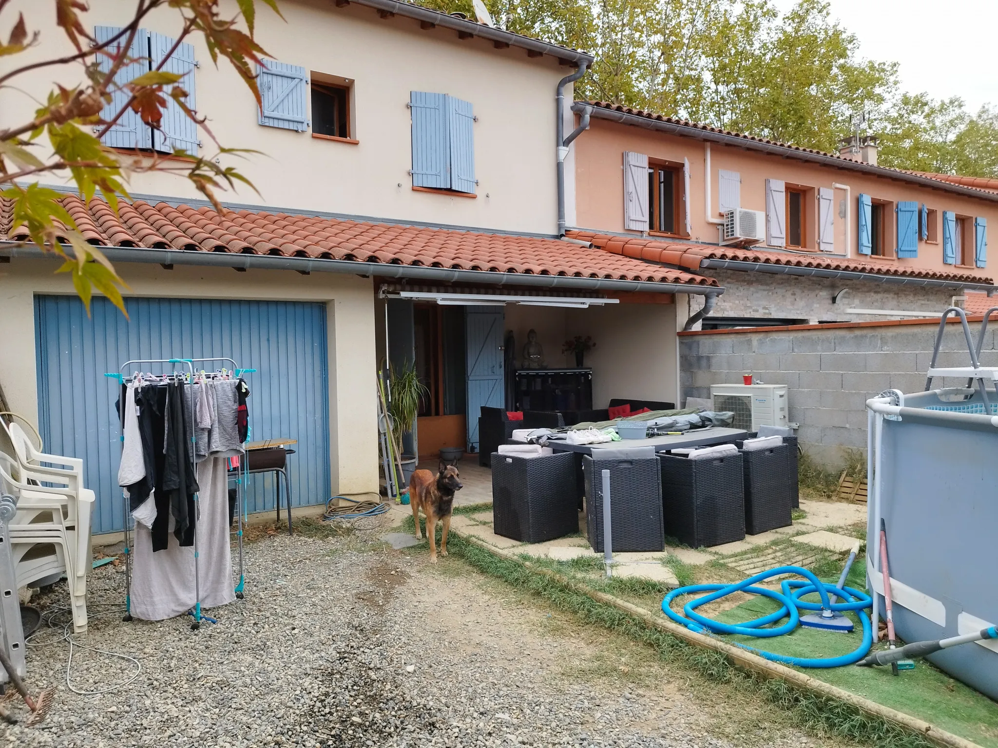 Vente - Maison de village de 100m2 avec jardin et garage à Saint Sulpice sur Lèze 