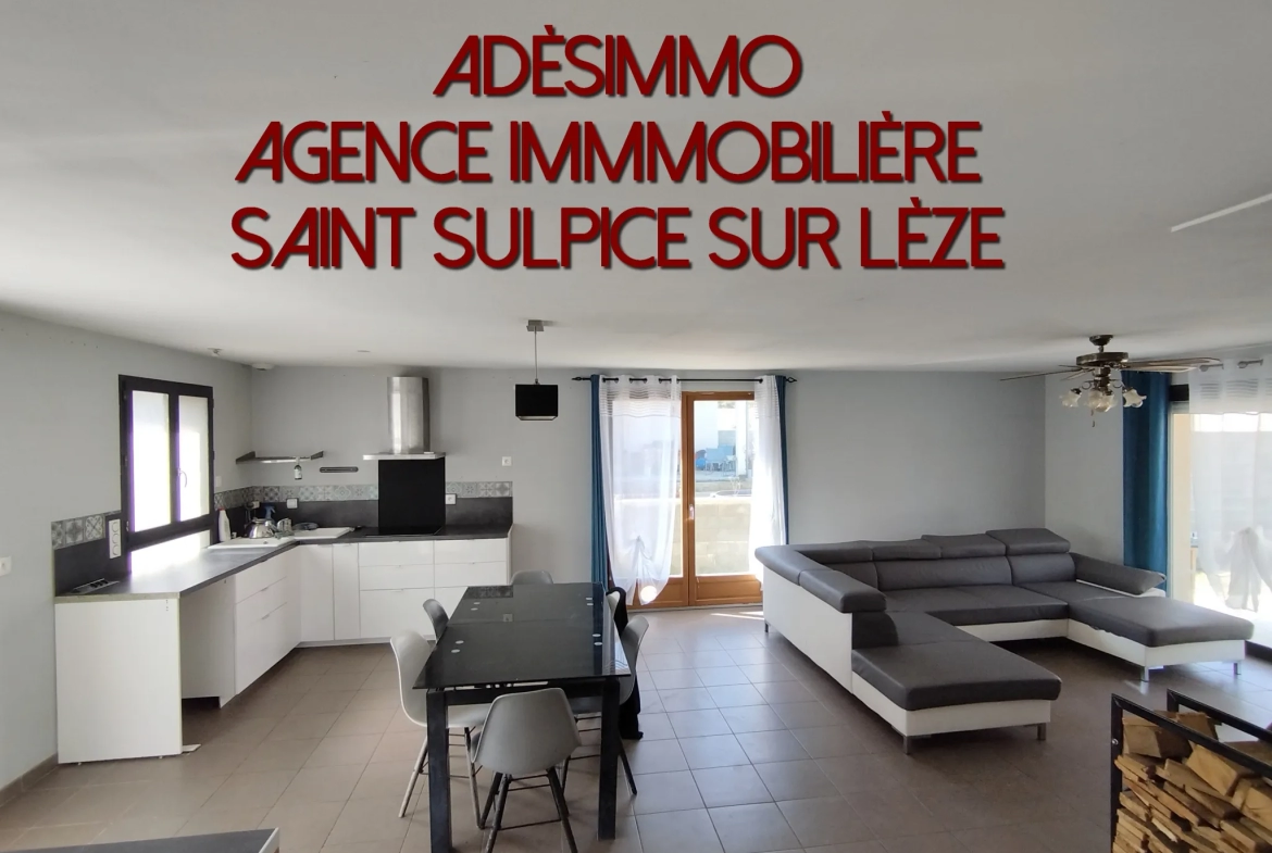 Villa T5 avec 4 Chambres à Saint-Sulpice-Sur-Lèze 