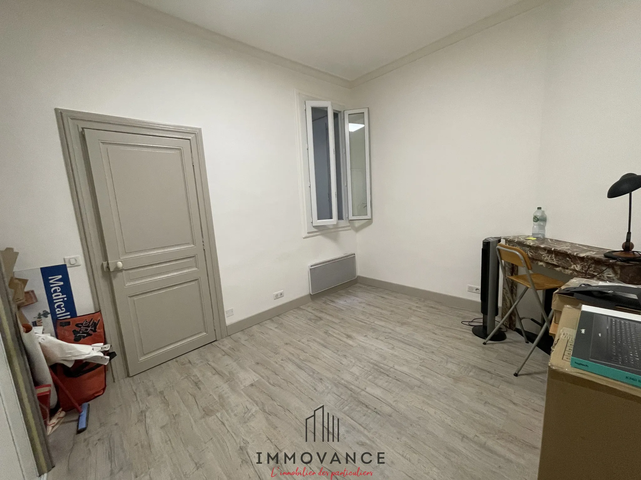 Appartement Gare 60 m2, 2 pièces+Cour+Cave 