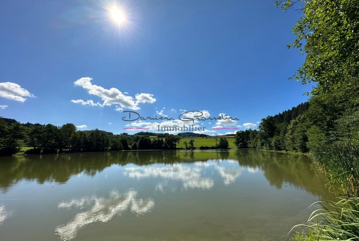 Etang de pêche à vendre à Cublize - Terrain de loisir 