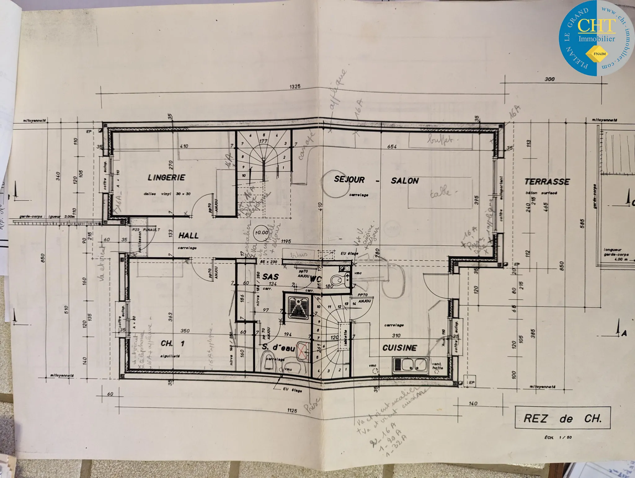 Maison 4 chambres dans le centre-ville de Guer 