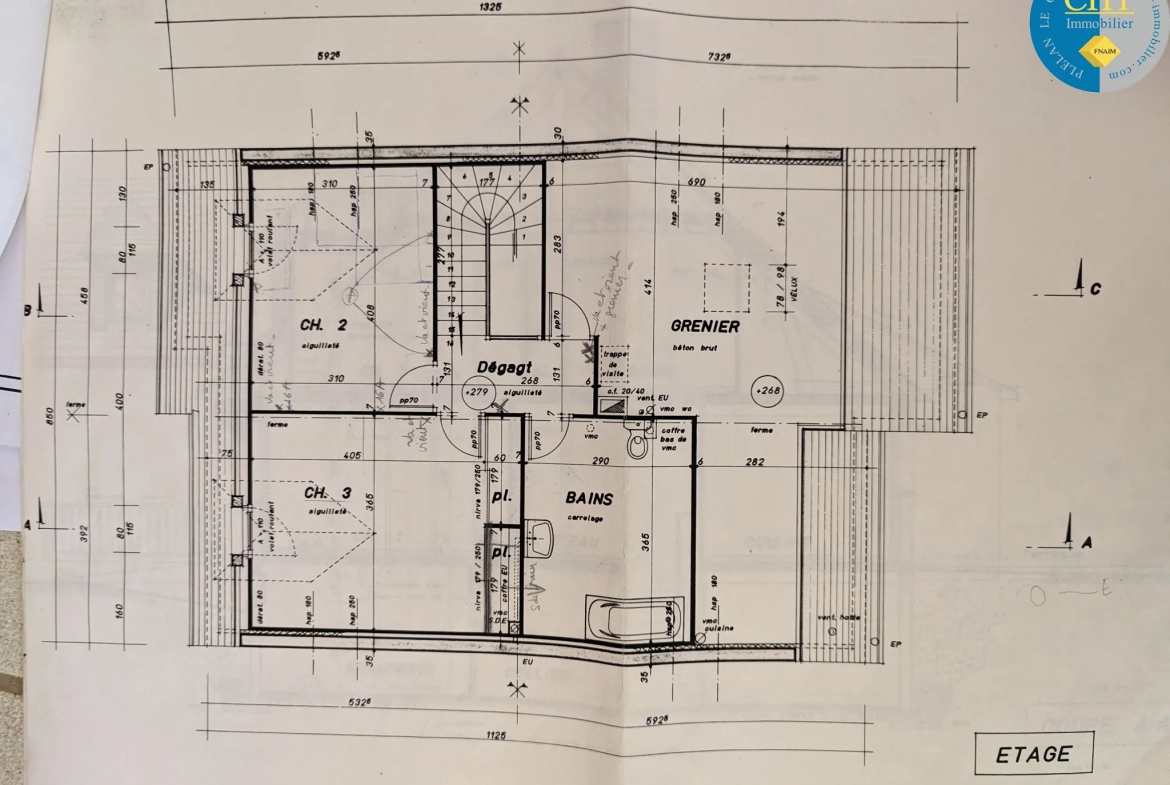 Maison 4 chambres dans le centre-ville de Guer 