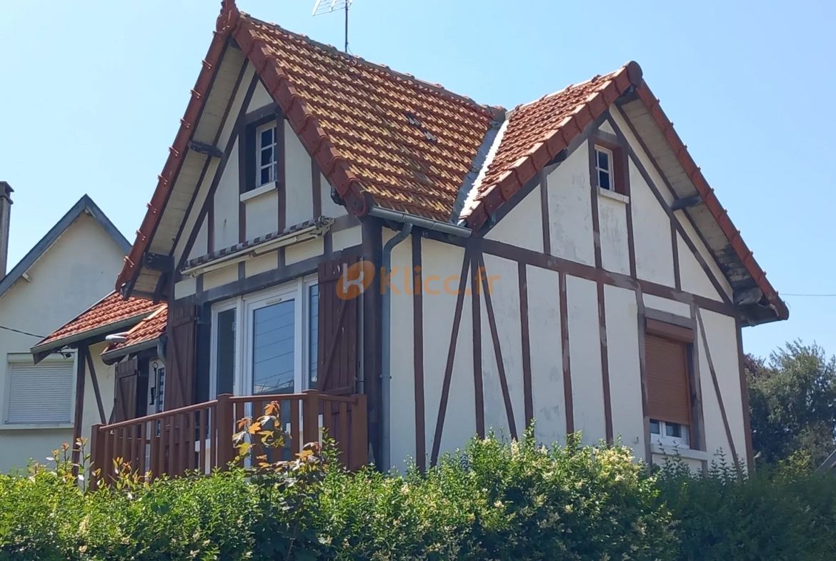 Jolie maison de caractère avec garage et jardin à Dieppe 