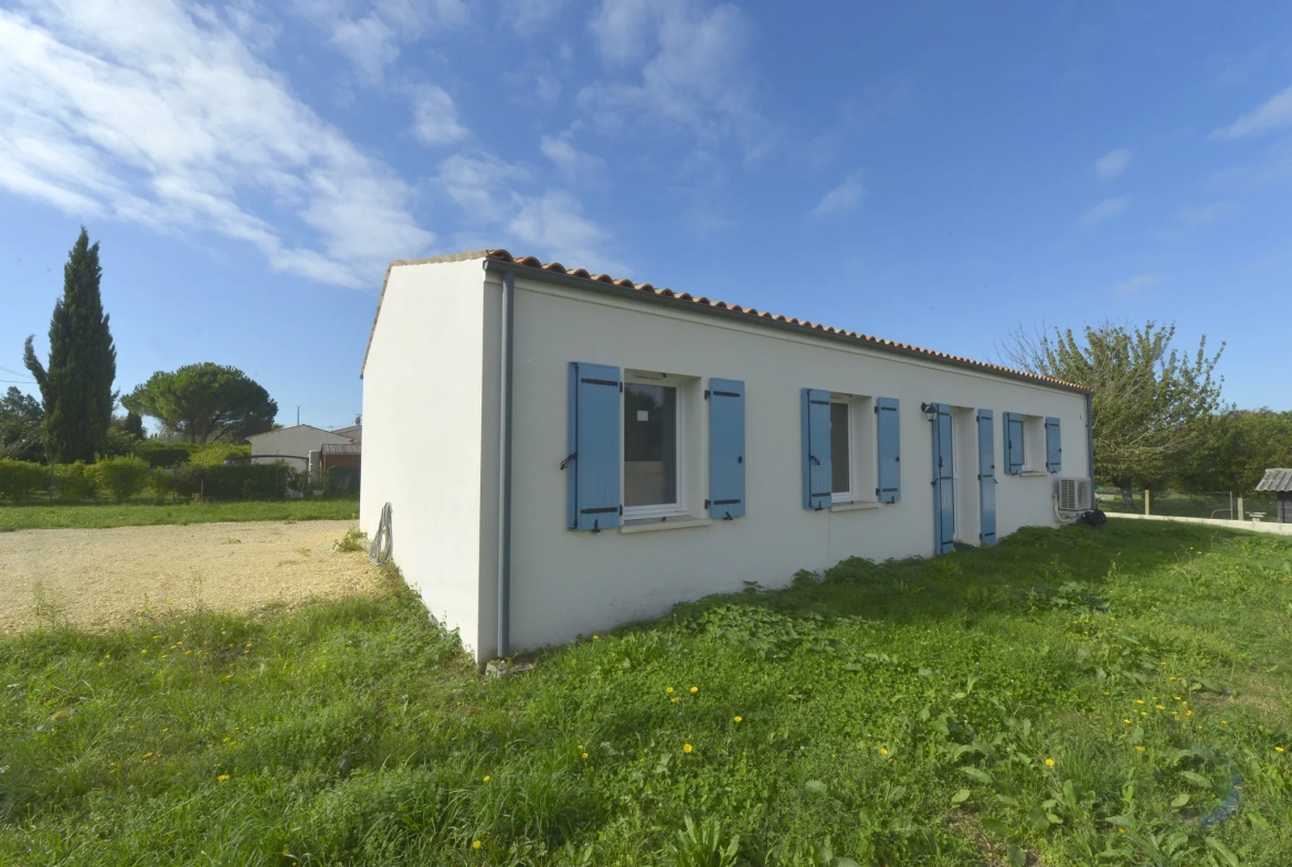 Maison neuve de plain-pied à Le Chay-Saujon, Sud Charente-Maritime 