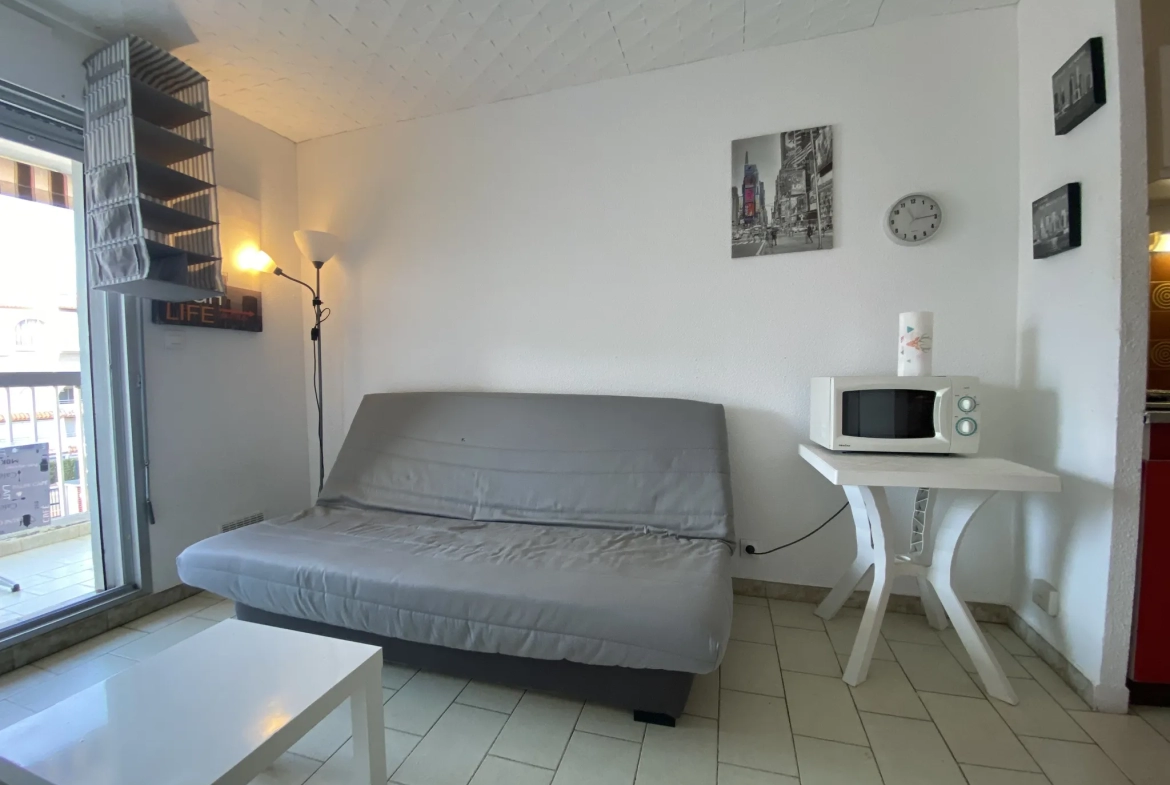 Studio avec loggia à vendre au Cap d'Agde-La Conque 