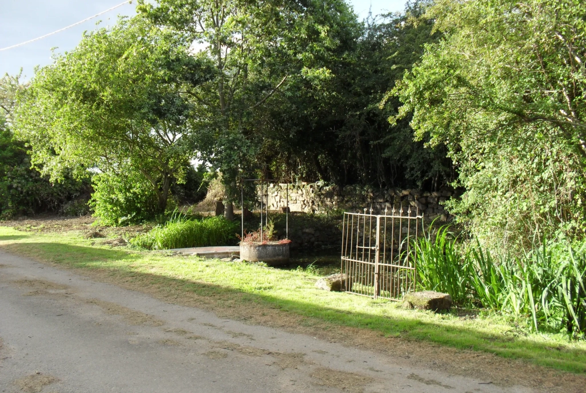 Maison avec grande grange sur terrain avec vue dégagée 