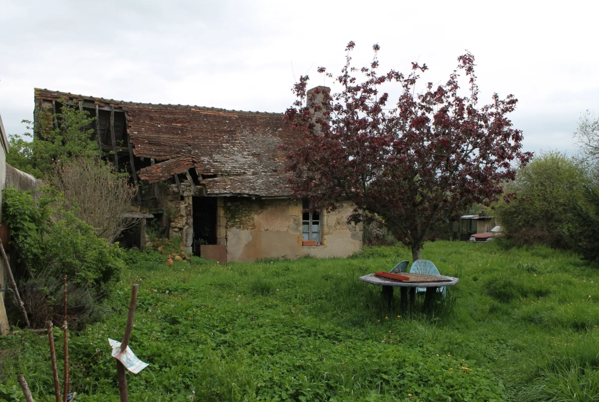 Maison avec grande grange sur terrain avec vue dégagée 