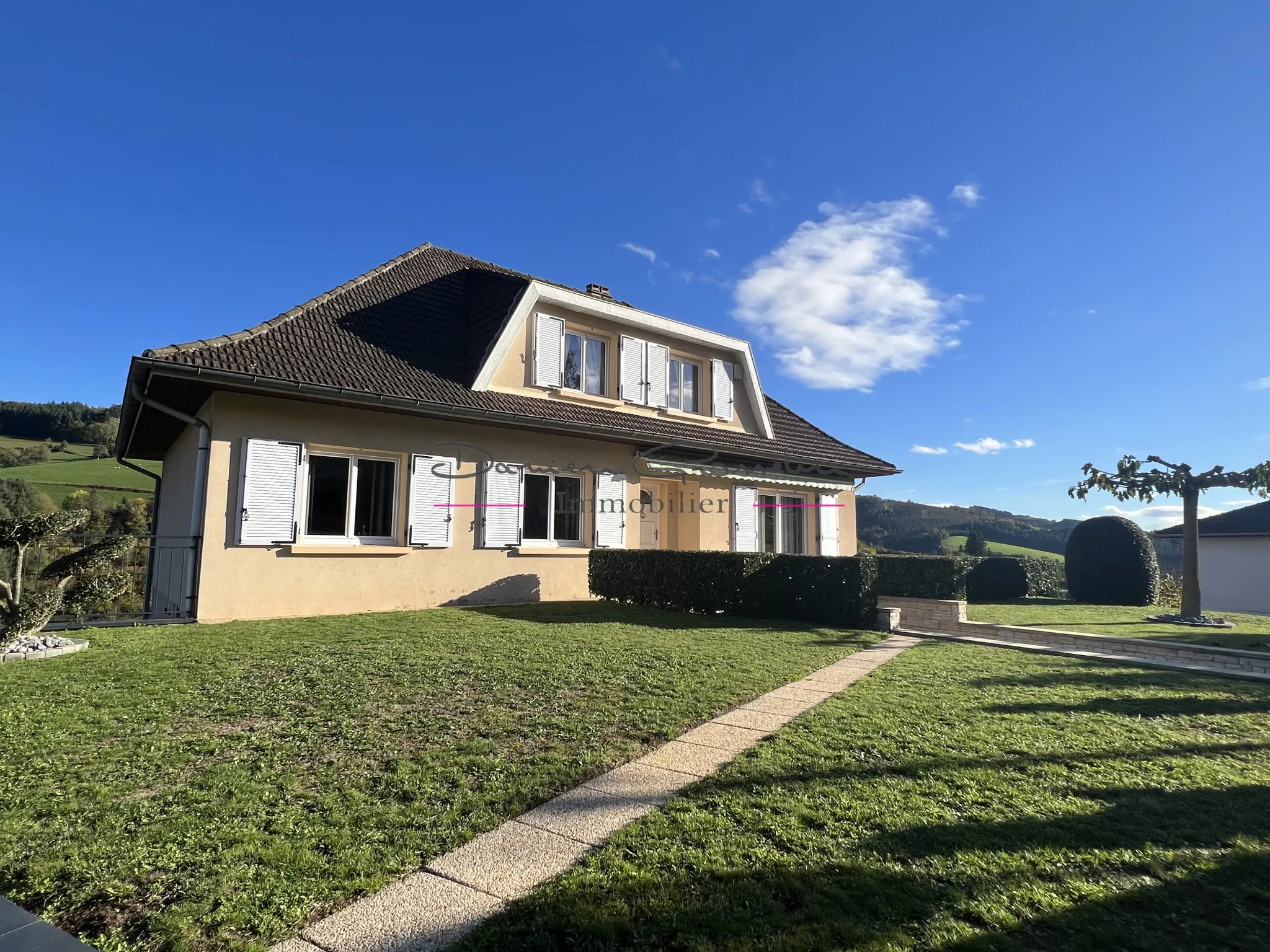 Vente - Magnifique villa avec terrain à Bourg de Thizy 