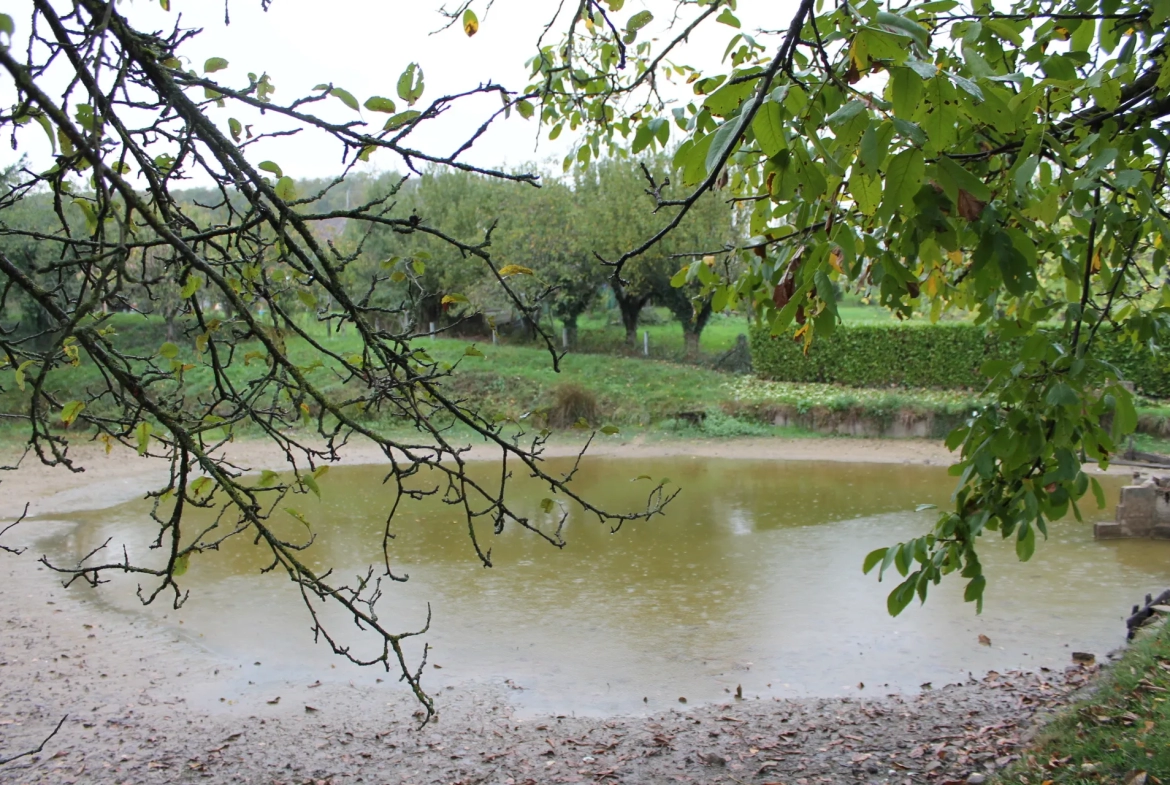 Maison d'habitation avec jardin et étang à Couleuvre 