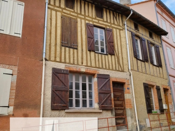 Maison de village à Lézat-sur-Lèze avec 80m2 habitables