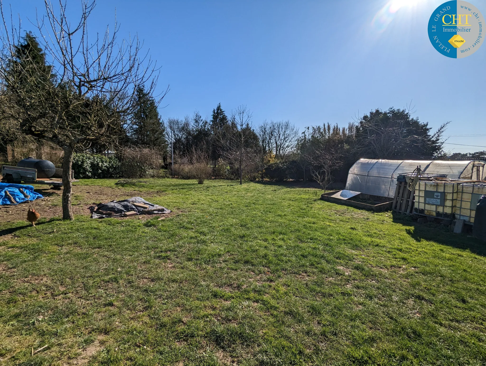 Terrain à bâtir à Plélan-Le-Grand (35) - Exposé sud avec double garage 