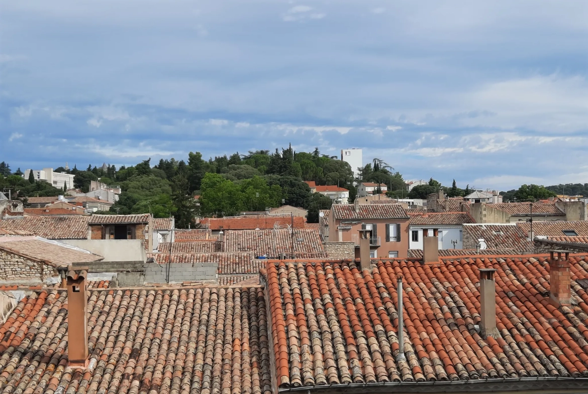 Appartement de type 2 avec parking en centre ville de Nîmes 