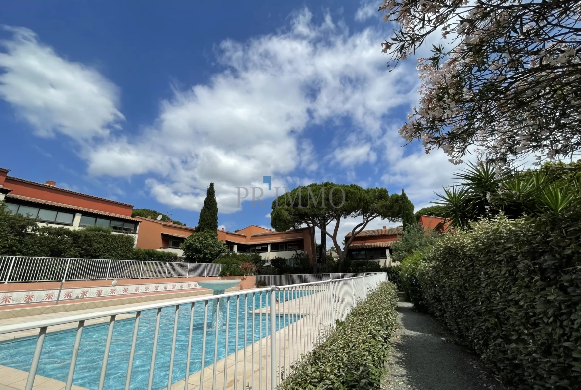 Frejus Tour de Mare - Duplex résidence avec piscine 