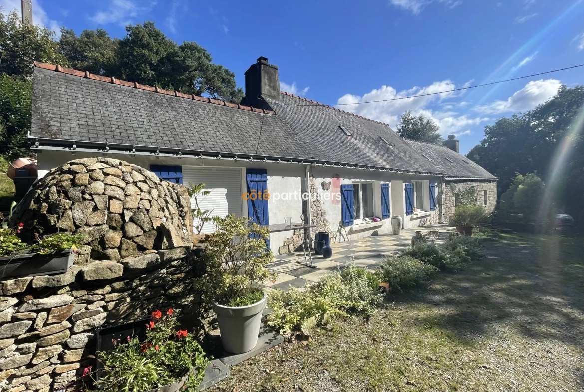 Longère Charmante à Ploërdut - Maison 90m2 2ha Terrain 157 350 FAI 