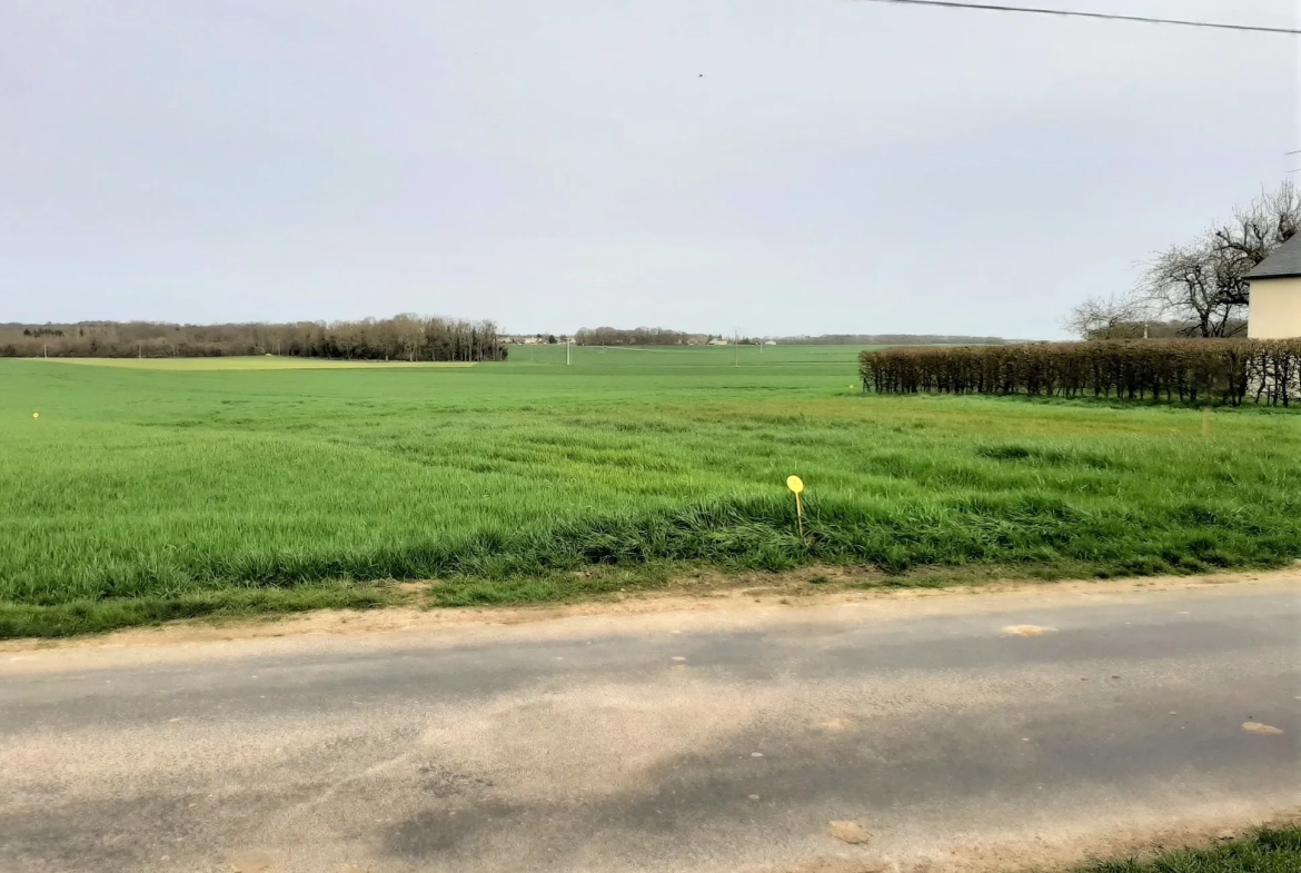 Terrain plat de 910 m2 à Orphin, Yvelines 