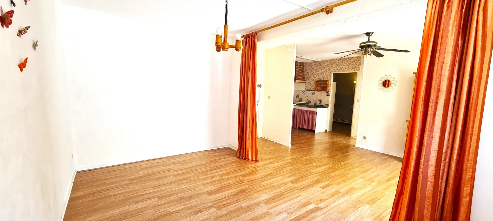 Appartement F2 loué avec terrasse et parking à Amelie les bains palalda 