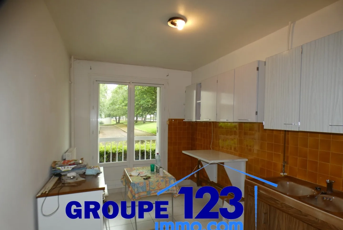 Appartement de type III en rez-de-chaussée à Migennes 