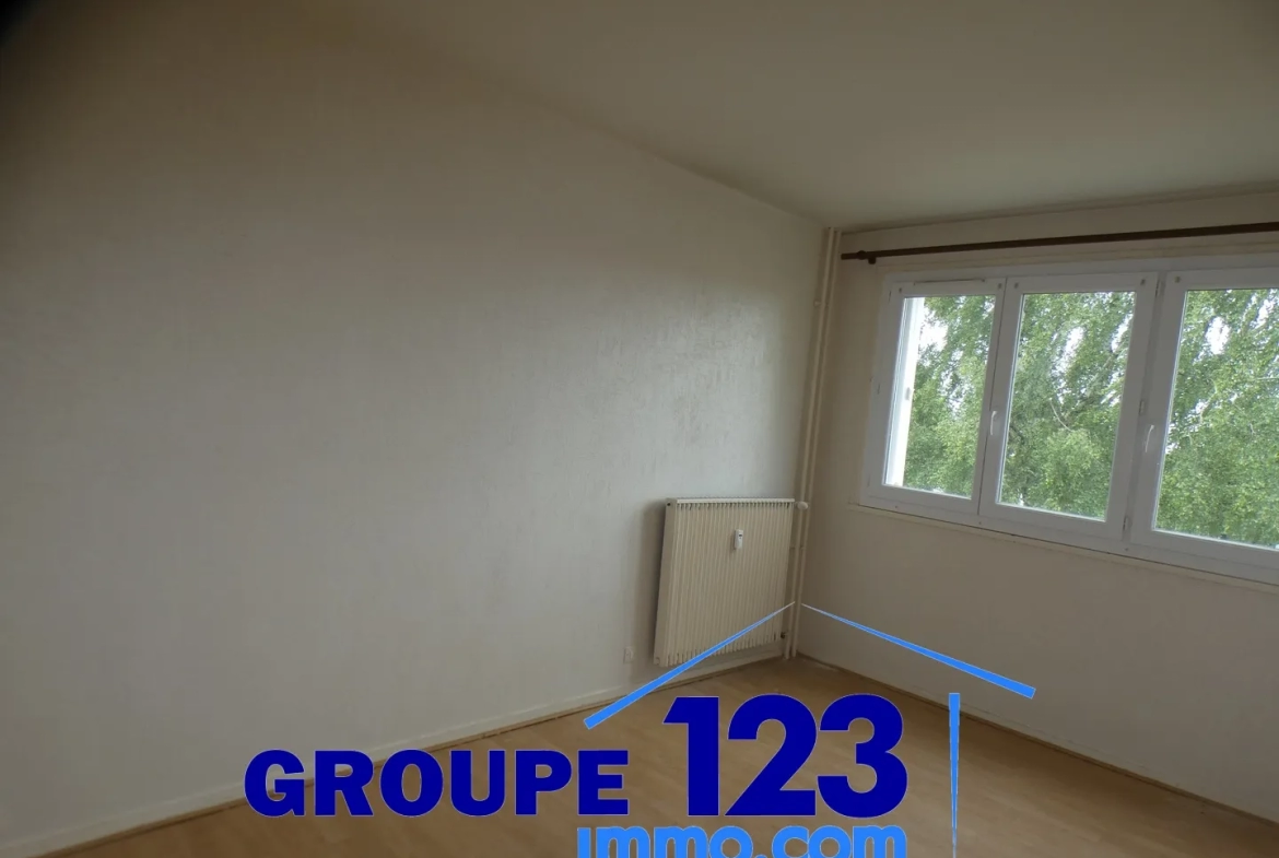 Appartement de type III en rez-de-chaussée à Migennes 