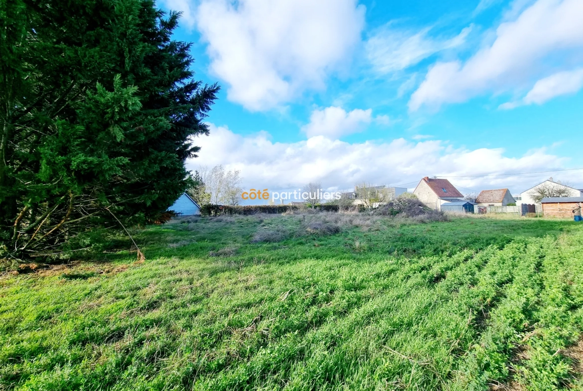 Terrain à bâtir 1120m2 à Esvres sur Indre 