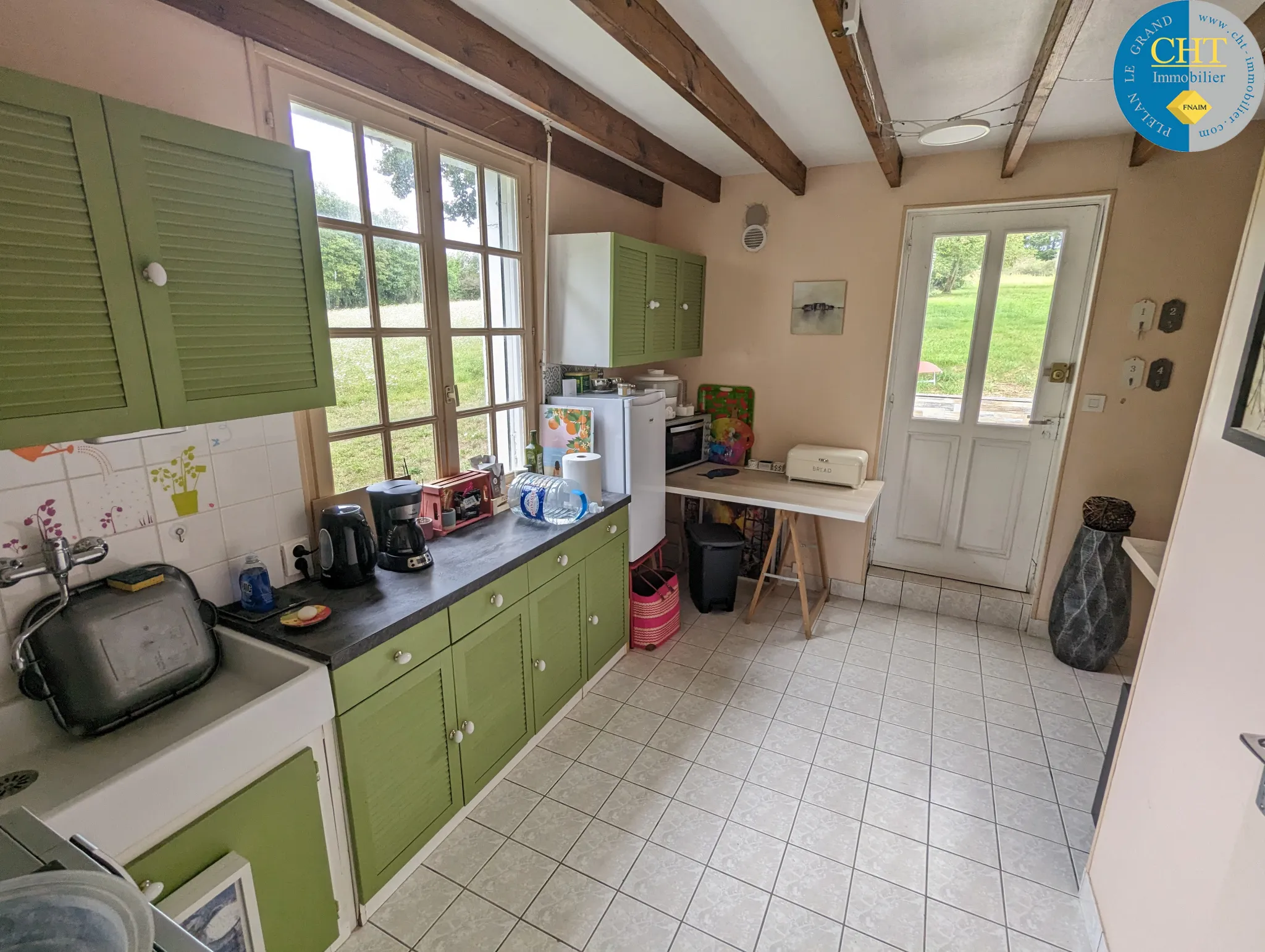 Maison individuelle en pierres à vendre à GUER 