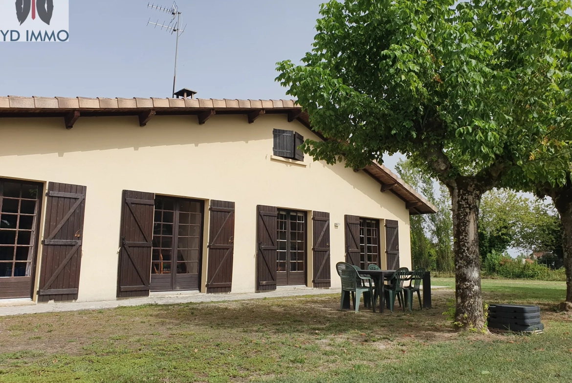 Maison 4/5 chambres à Preignac, calme, grand jardin, proche gare 