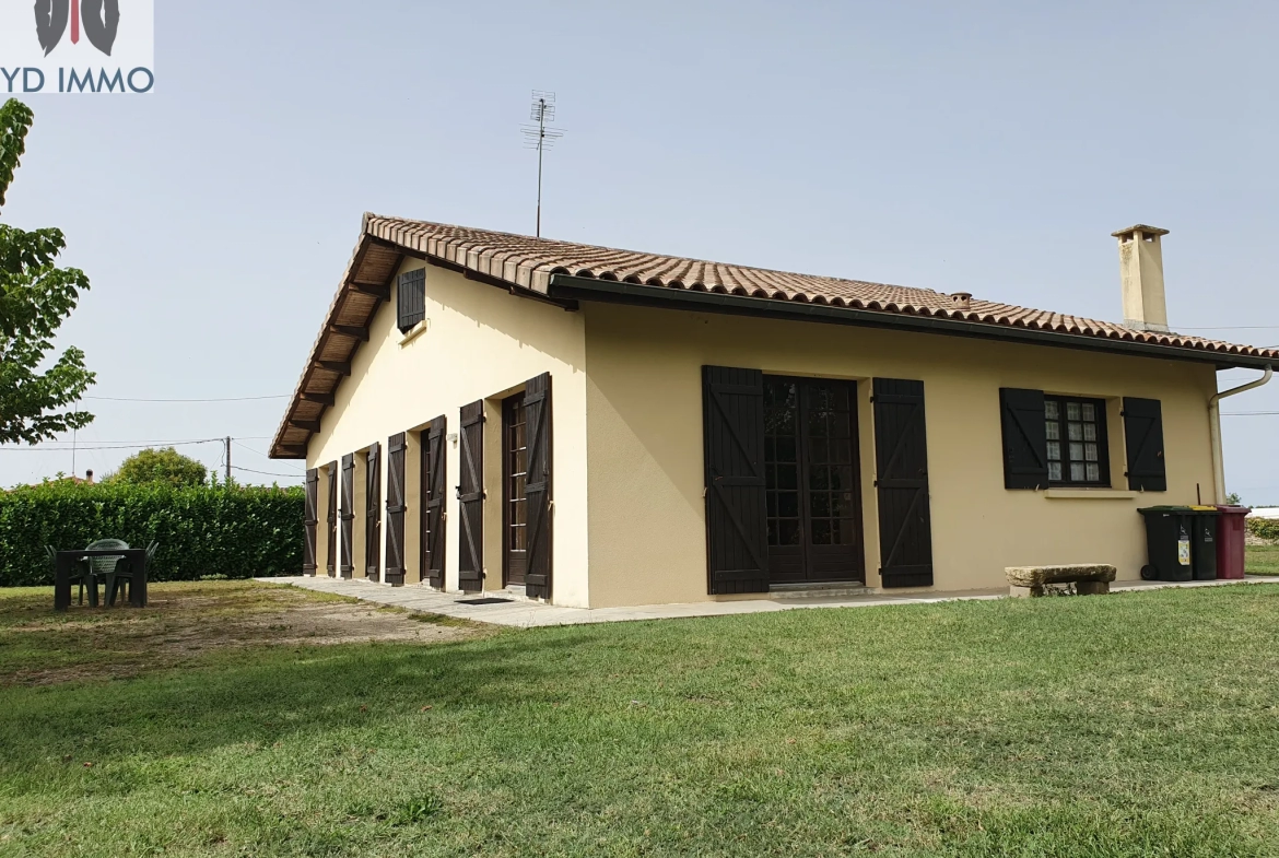 Maison 4/5 chambres à Preignac, calme, grand jardin, proche gare 