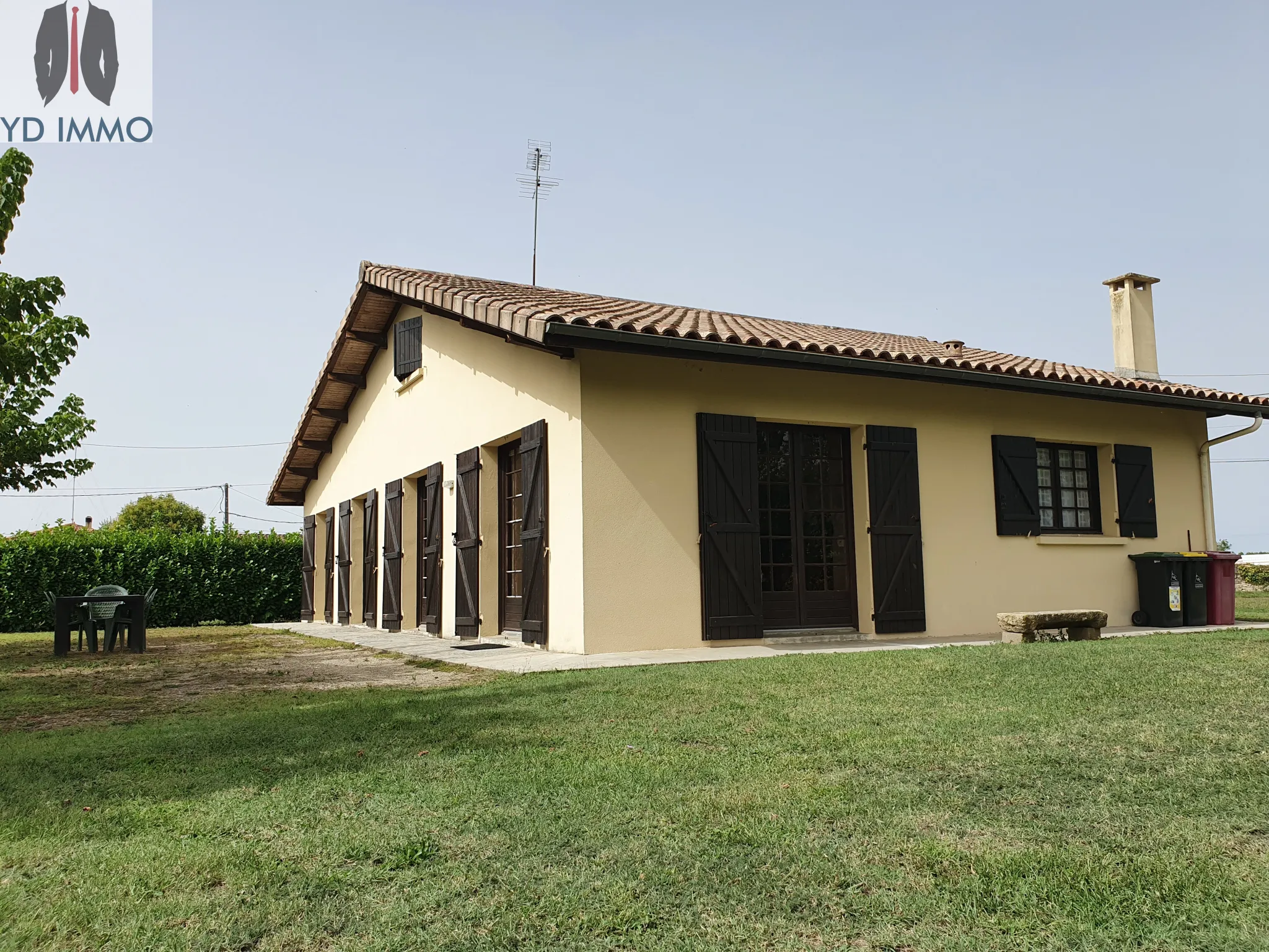 Maison 4/5 chambres à Preignac, calme, grand jardin, proche gare 