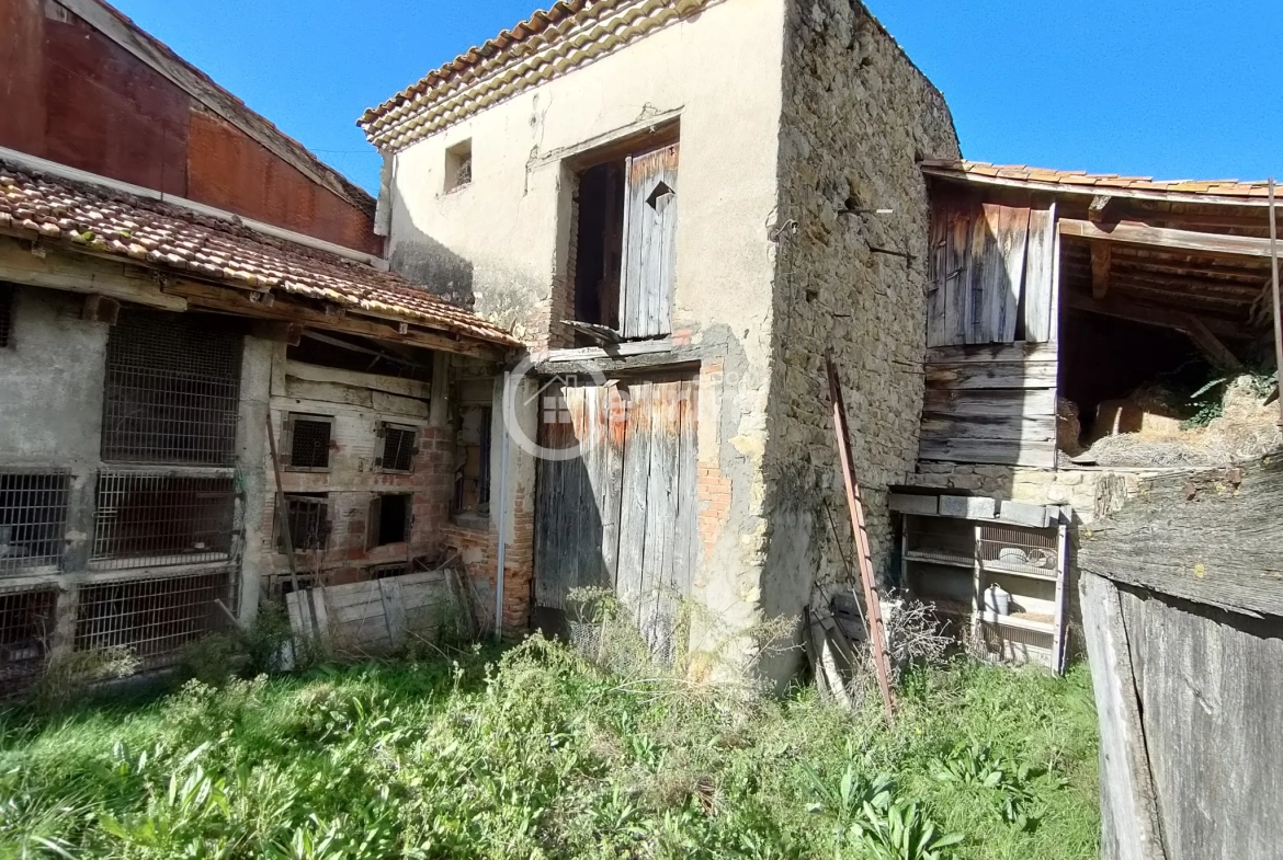 Maison en pierre de 60 m2 avec jardin à vendre à Billom 