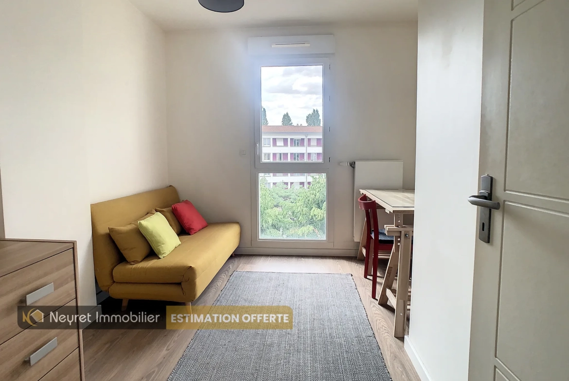 Appartement T3 LOUE avec balcon et garage à Lyon 7 Jean Mace 