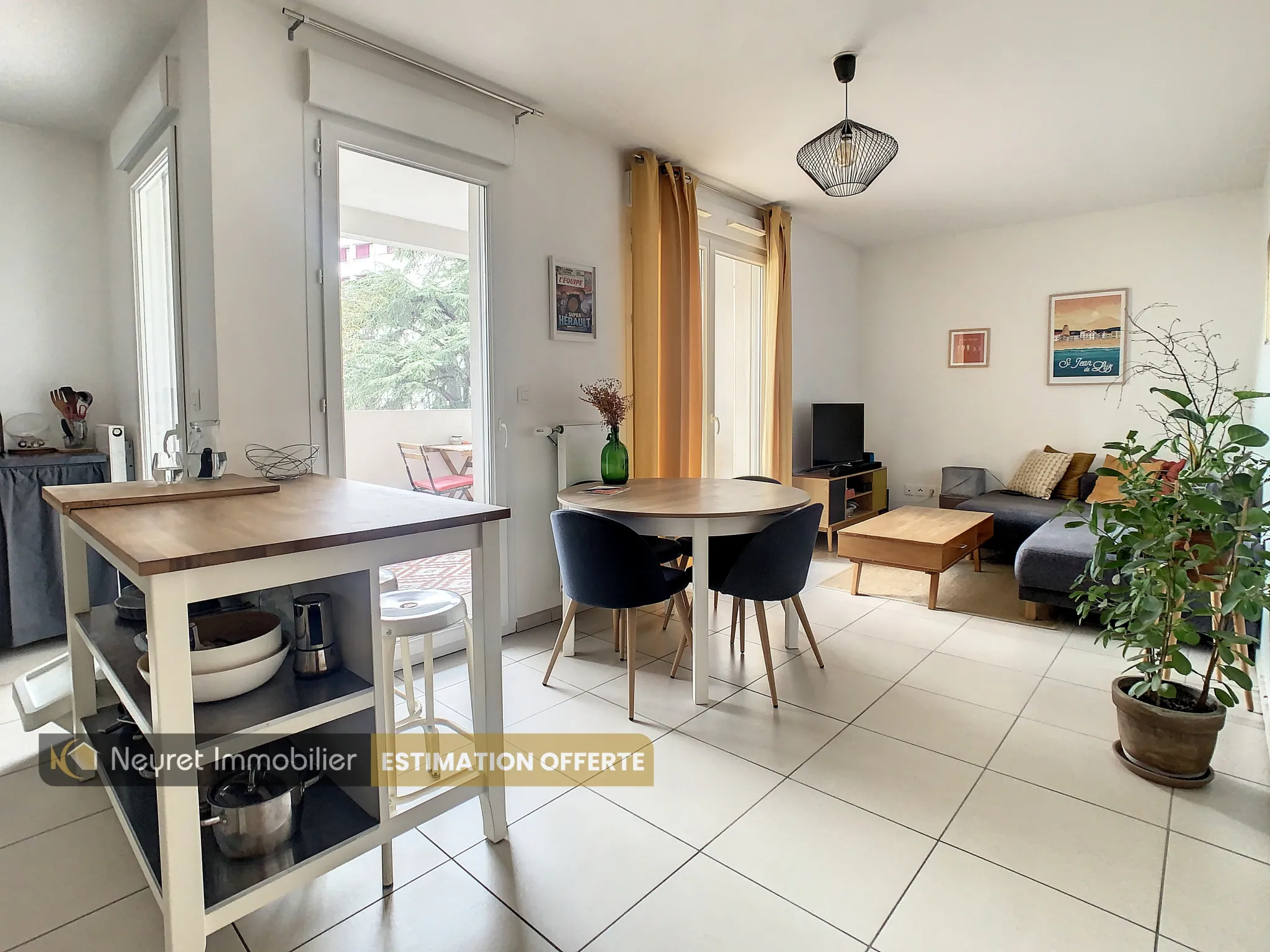 Appartement T3 LOUE avec balcon et garage à Lyon 7 Jean Mace 