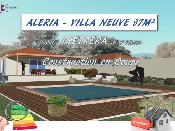 Villa neuve T4 de 97m2 à Aléria