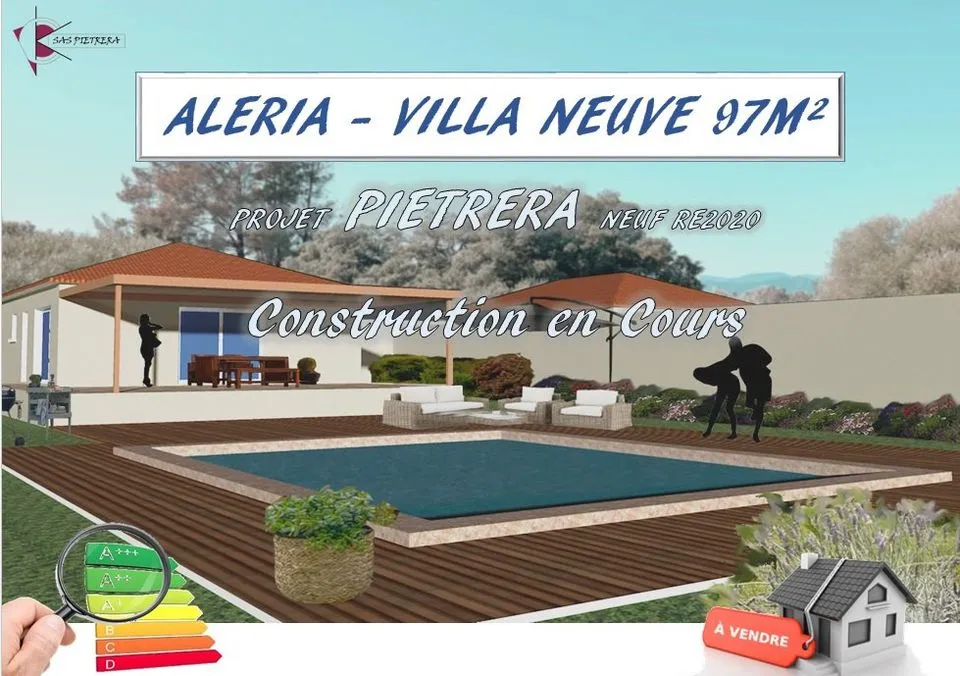 Villa neuve T4 de 97m2 à Aléria 