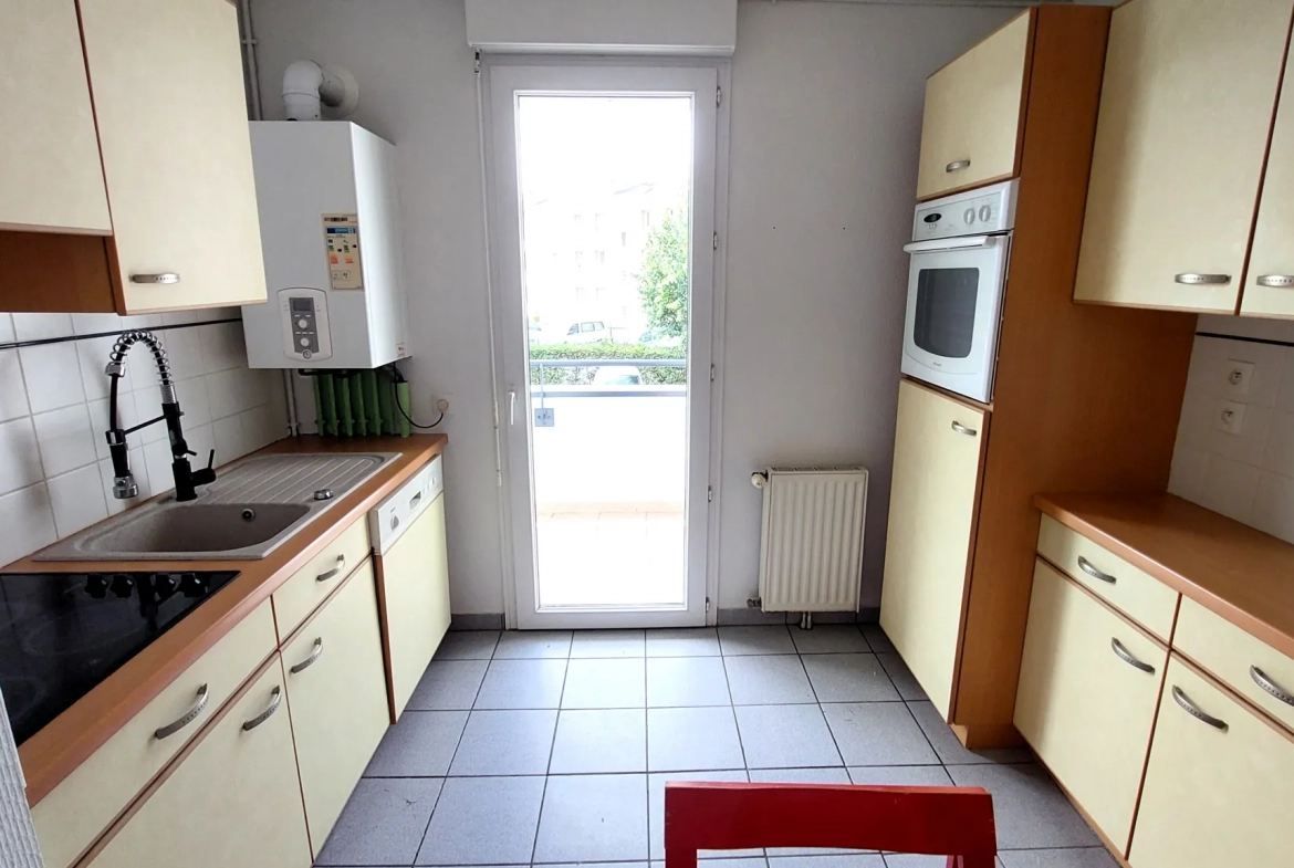 Appartement T3 avec garage et balcon exposé Sud-Ouest 