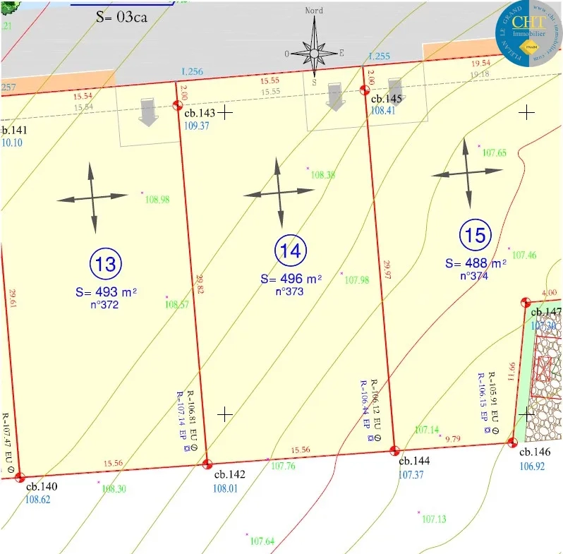 Terrain d'environ 496m2 à acheter à Beignon avec CHT IMMOBILIER 