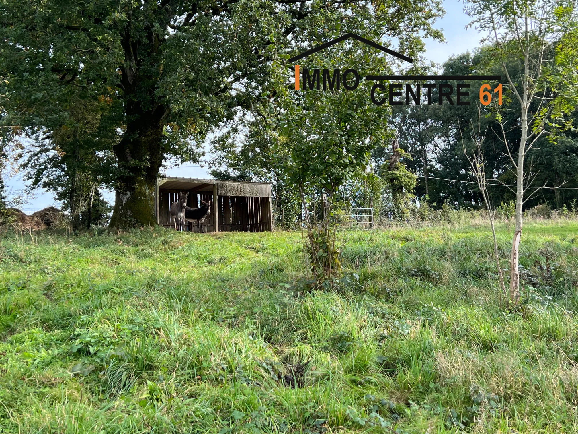 Longère plain-pied à vendre sur 2,6 hectares avec plan d'eau 