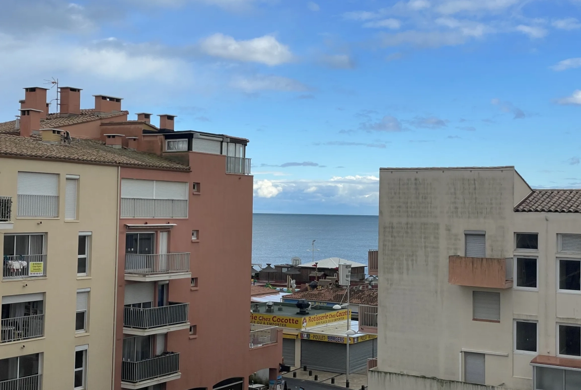 Studio avec petite vue mer et parking à Le Cap d'Agde 