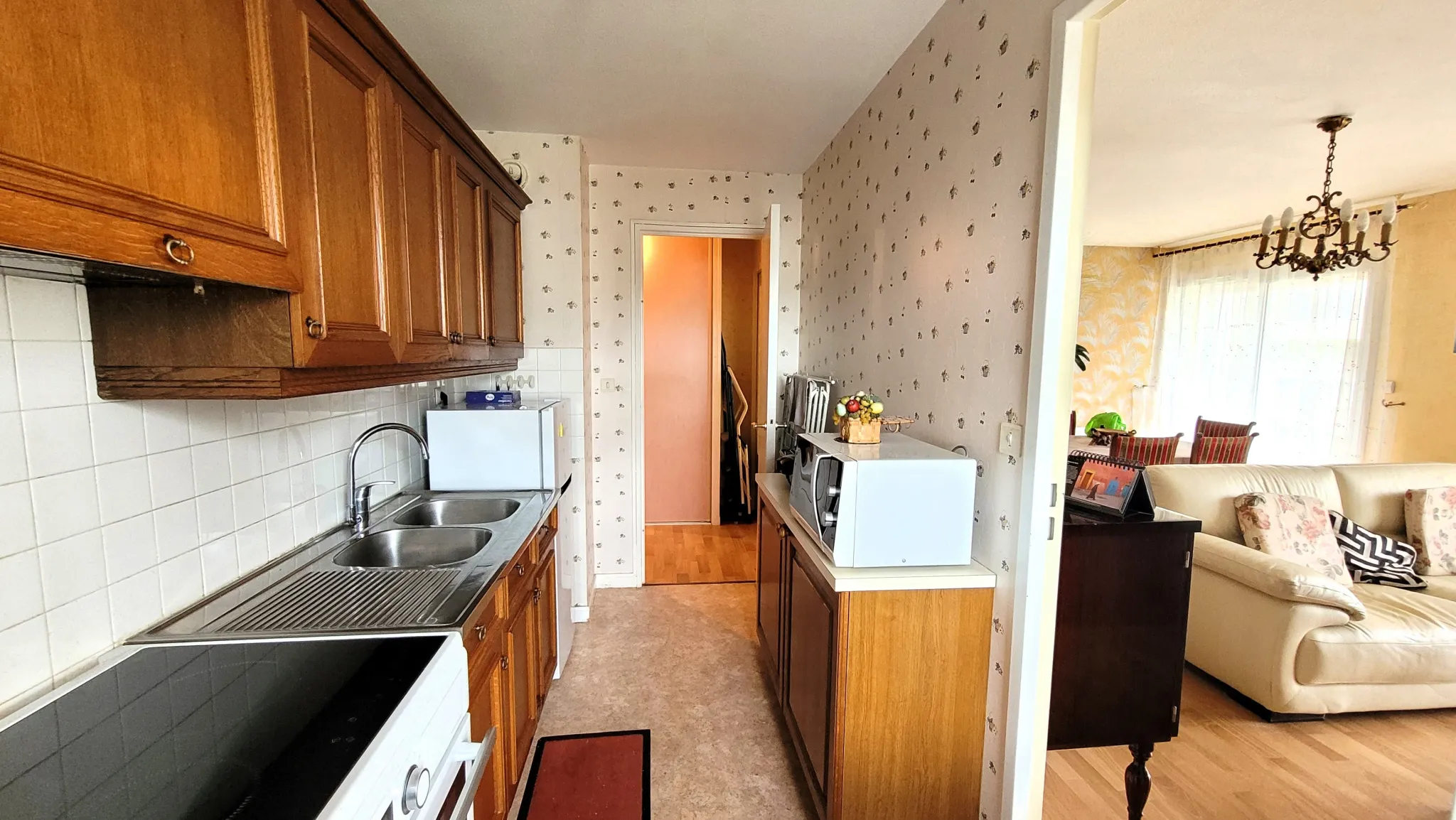 Appartement Type 3 de 67 m2 avec 2 chambres, balcon et garage à vendre à Rennes 