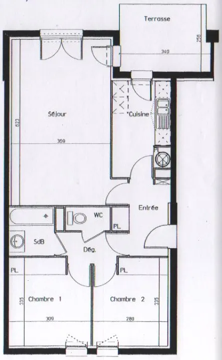 Charmant appartement T3 avec jardin et 2 places de parking à Toulouse Croix Bénite 