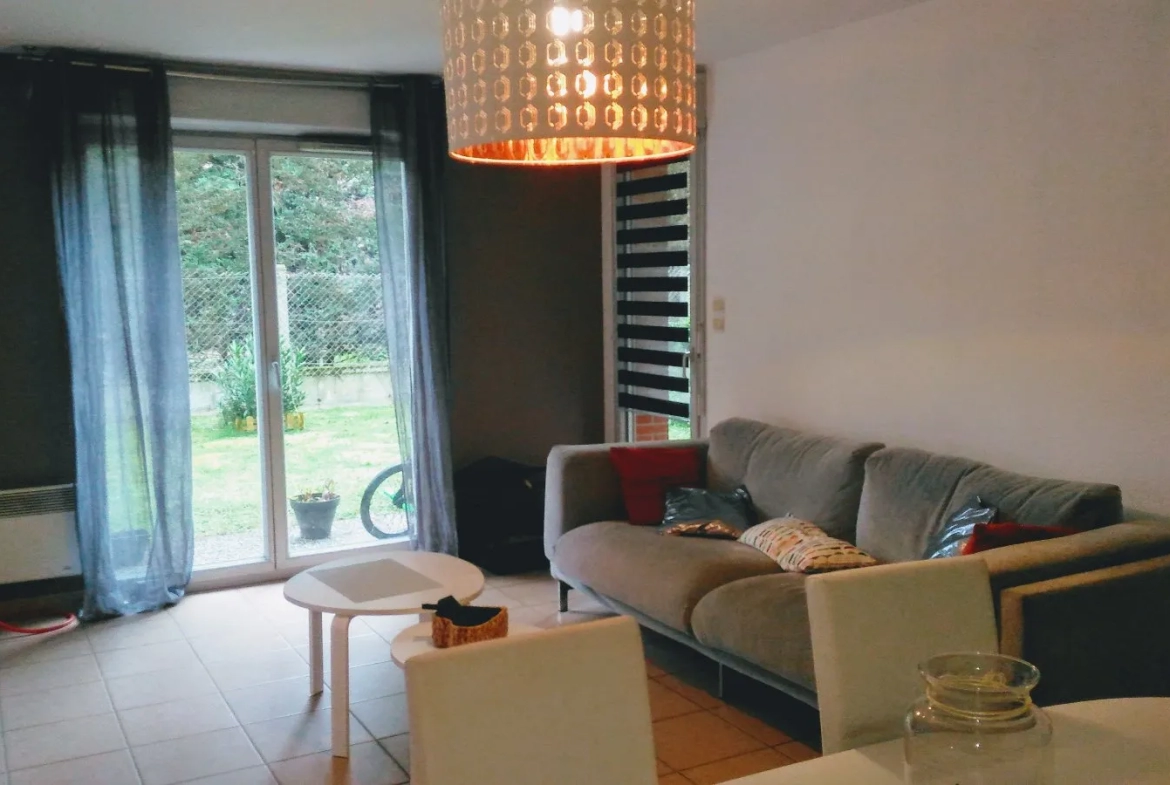 Charmant appartement T3 avec jardin et 2 places de parking à Toulouse Croix Bénite 