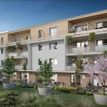 Appartement T2 de 43m2 au 4ème et dernier étage avec terrasse et stationnement en sous-sol