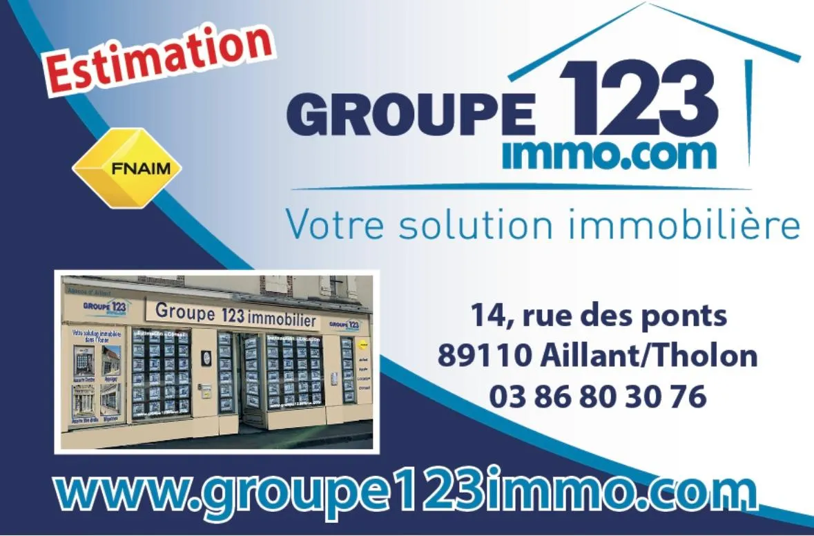 Maison atypique de 270 m2 habitable à Branches, Yonne - Groupe123Immo 