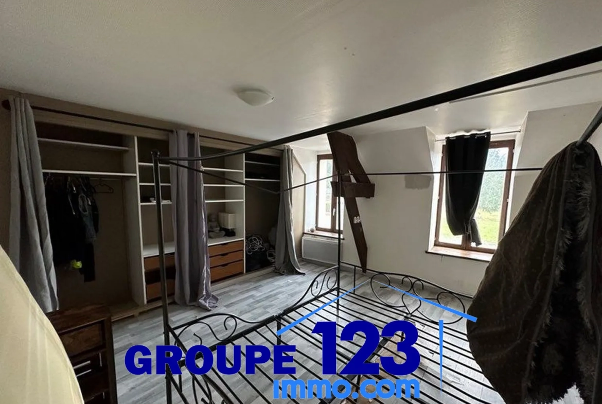 Maison atypique de 270 m2 habitable à Branches, Yonne - Groupe123Immo 