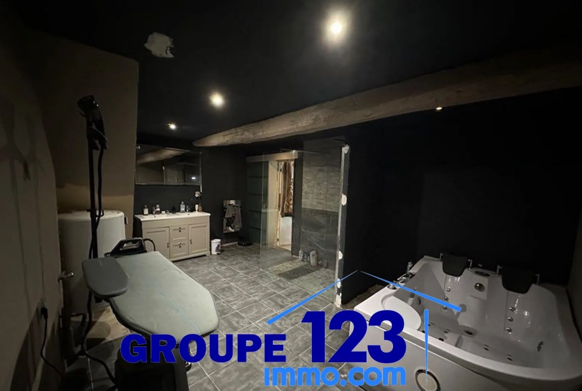 Maison atypique de 270 m2 habitable à Branches, Yonne - Groupe123Immo 