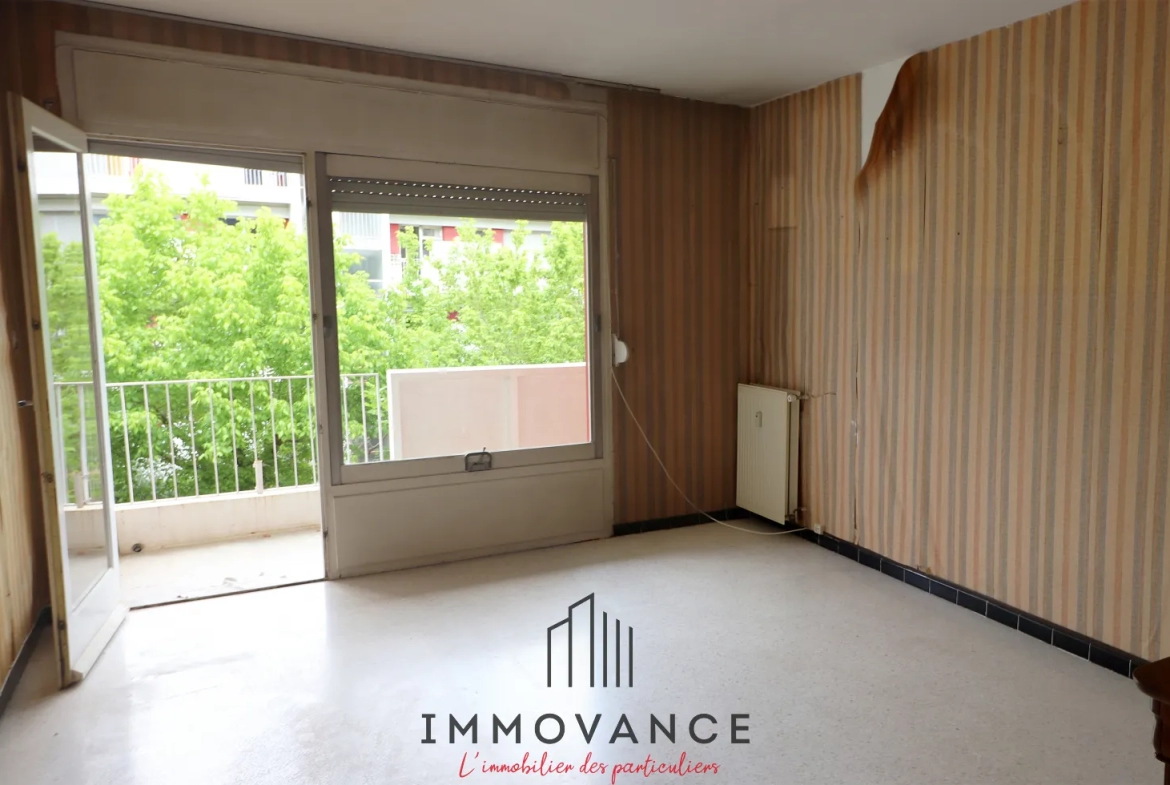 Appartement à Montpellier La Chamberte - T3 de 67m2 avec cave et place de parking extérieur 