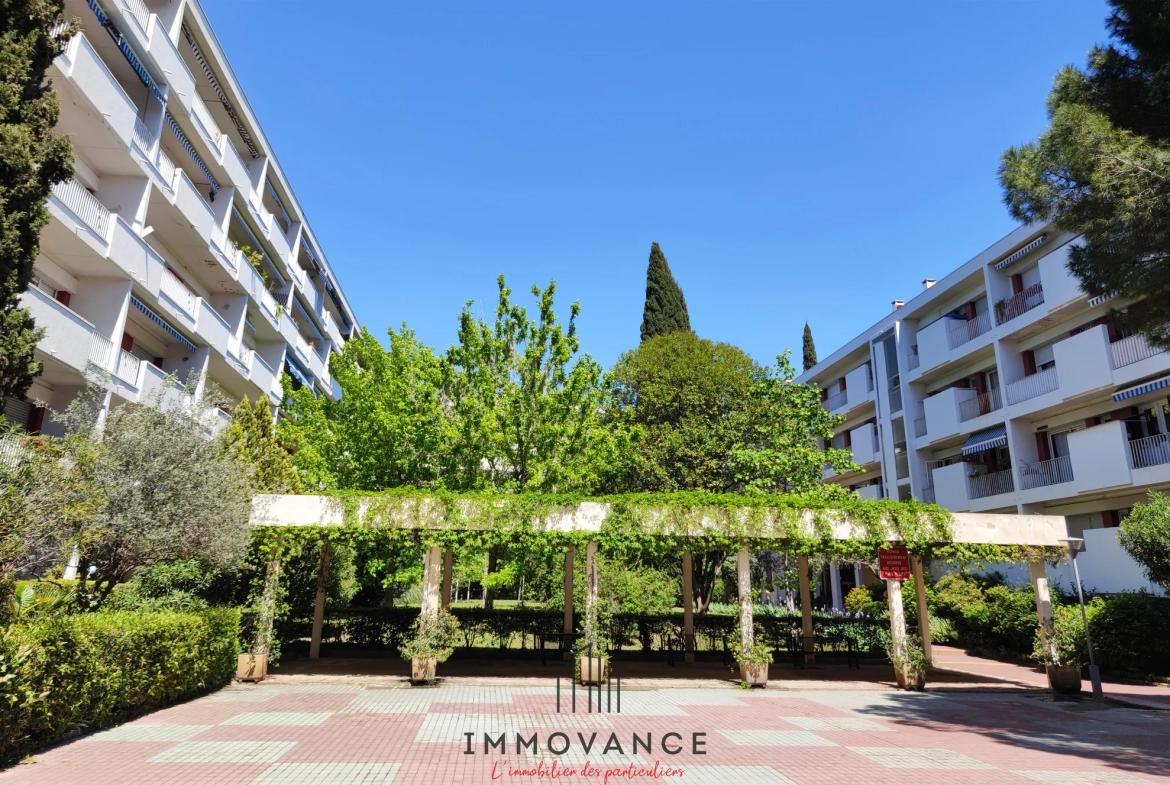 Appartement à Montpellier La Chamberte - T3 de 67m2 avec cave et place de parking extérieur 